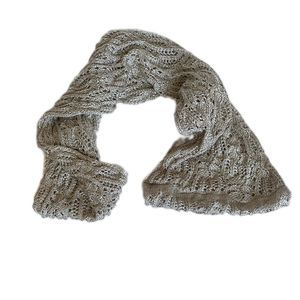 Coldwater Creek Scarf Women's Polyester/Acrylic Blend Knit Infinity Scarf Taupe